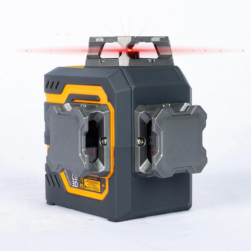 3x360 ° Litioaren bateria integratua Laser gorriaren maila
